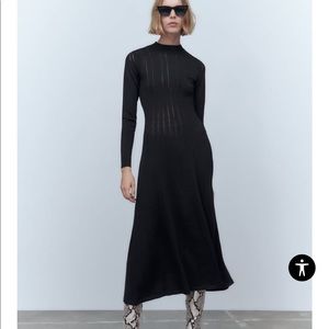 NWT Zara knit midi dress